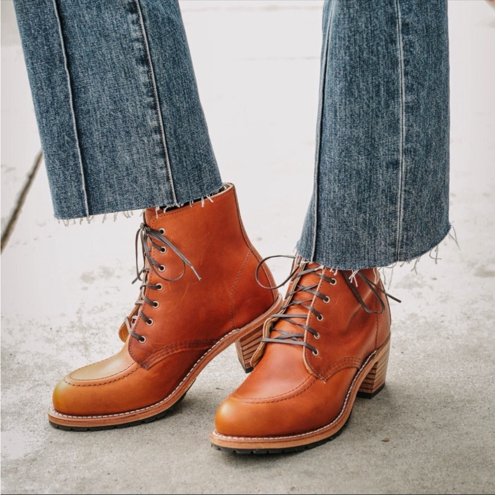 Redwing Heritage 6 Clara heeled lace-up boots
